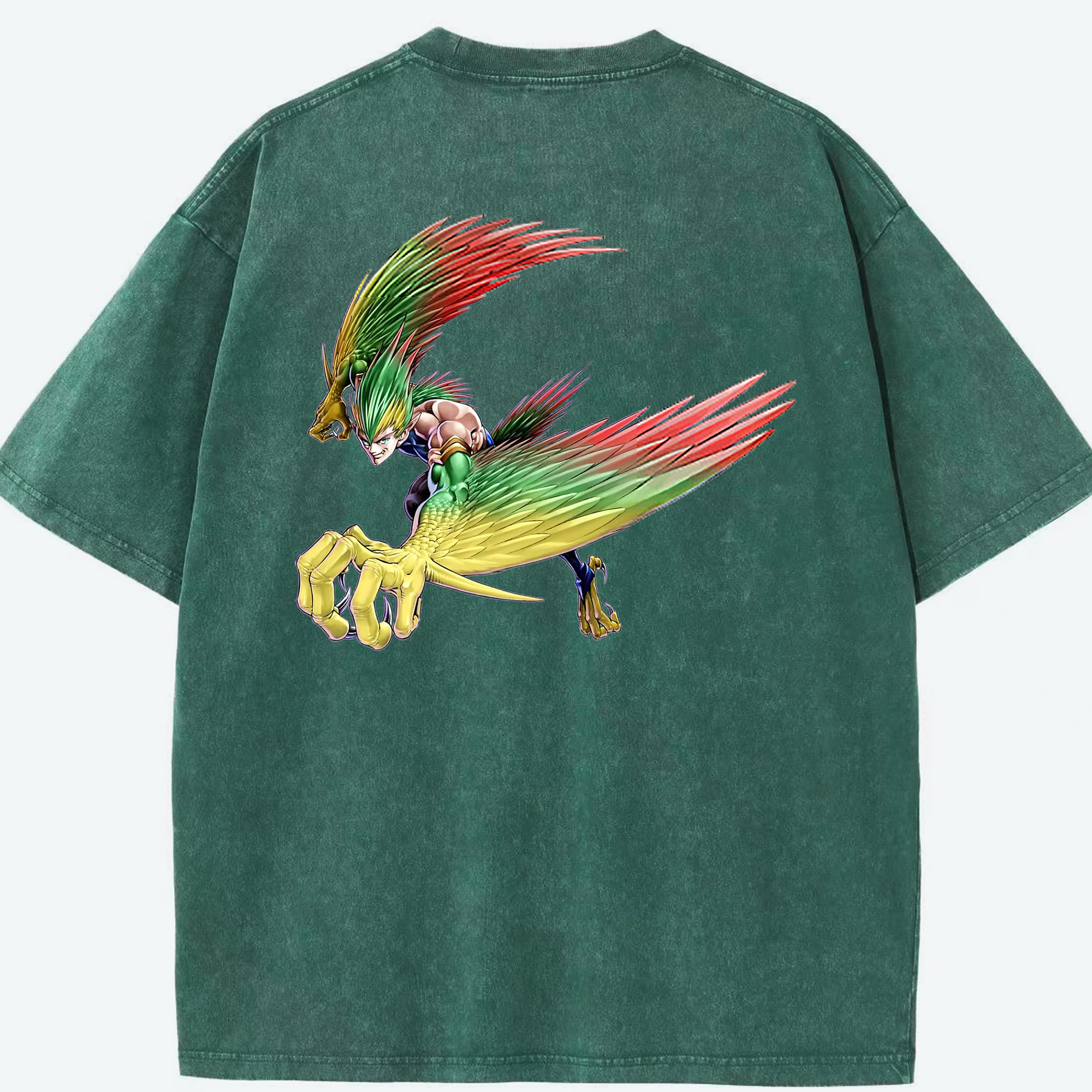 （画像用） 遊☆戯☆王 Yu-Gi-Oh! 綿100% ヴィンテージ風 半袖Tシャツ（背面プリント）